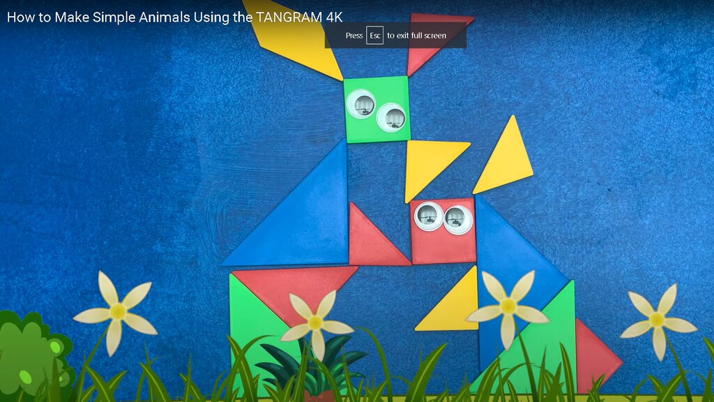 Animals Paper Craft with Tangram