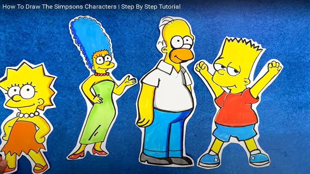 How To Draw Simpsons Characters